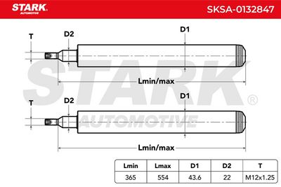 амортисьор STARK SKSA-0132847