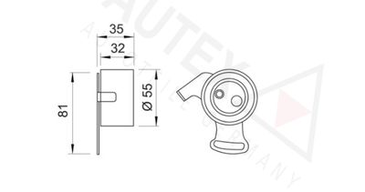 ROLA INTINZATOR CUREA DISTRIBUTIE AUTEX 641210 1