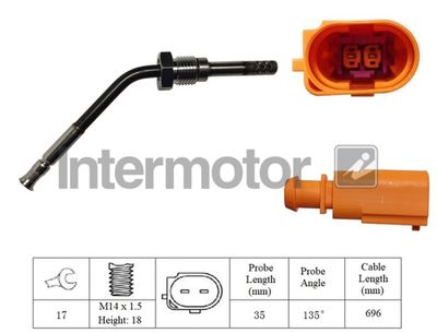 Sensor, exhaust gas temperature Intermotor 27188