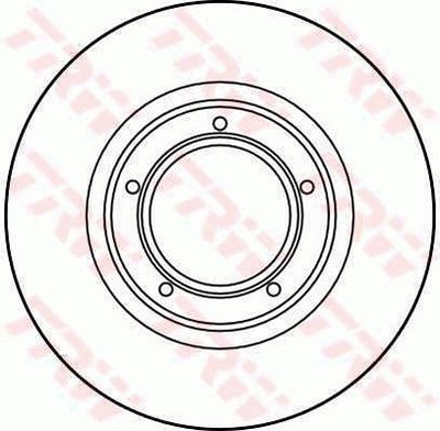 TRW DF1667 Тормозные диски  для SAAB 95 (Сааб 95)