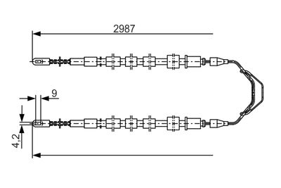 CABLU FRANA DE PARCARE