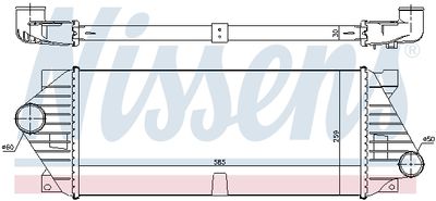 INTERCOOLER COMPRESOR NISSENS 96206 5