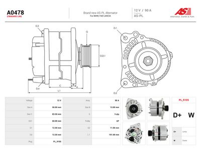 Generator AS-PL A0478
