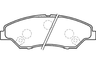 Kavo Parts Комплект тормозных колодок, дисковый тормоз