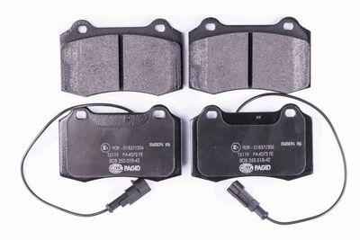Комплект тормозных колодок, дисковый тормоз HELLA 8DB 355 018-421 для ALFA ROMEO GTV