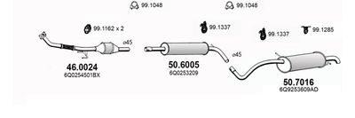 SISTEM DE ESAPAMENT ASSO ART3712