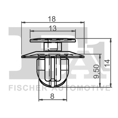 CLIPS ACOPERIRE DECORATIVA SI PROTECTIE FA1 744002125 1