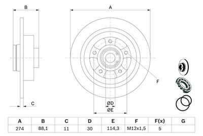 Brake Disc 0 986 479 009