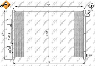 CONDENSATOR CLIMATIZARE NRF 35866 1