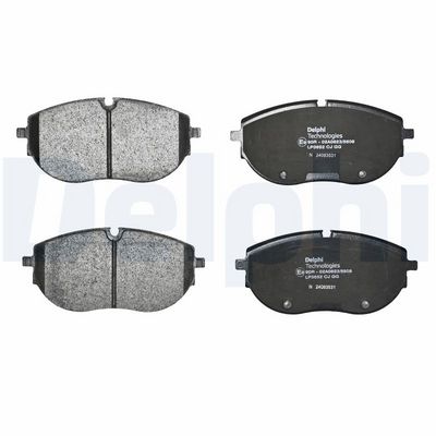 BREMSBELAGSATZ SCHEIBENBREMSE DELPHI LP3652 1