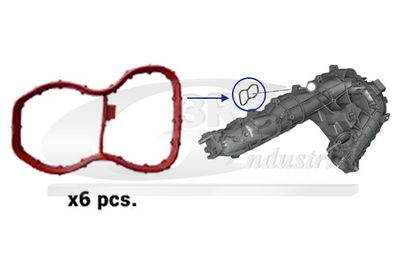 3RG Tarpiklių rinkinys, įsiurbimo kolektorius