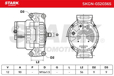 генератор STARK SKGN-0320365