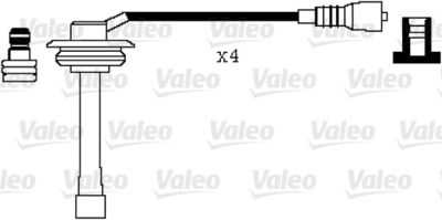 Комплект проводов зажигания VALEO 346015 для SUBARU LEGACY