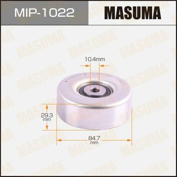Паразитный / ведущий ролик, поликлиновой ремень MASUMA MIP-1022 для TOYOTA RUSH