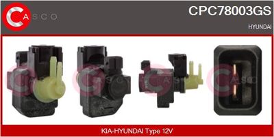 CONVERTOR PRESIUNE ESAPAMENT CASCO CPC78003GS