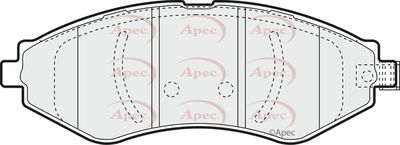 Brake Pad Set APEC PAD1347