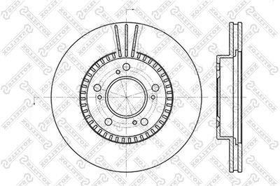 STELLOX 6020-2622V-SX Тормозной диск 