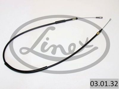 Тросик, cтояночный тормоз LINEX 03.01.32 для AUDI 200