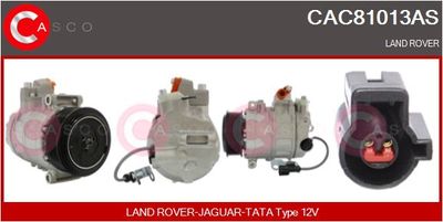CASCO CAC81013AS Компрессор кондиционера  для LAND ROVER RANGE ROVER SPORT I (L320) 2.7 D 4x4