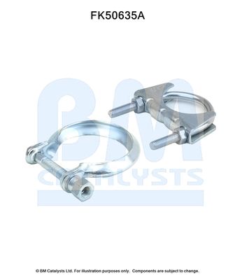 Zestaw montażowy, rura wydechowa BM CATALYSTS FK50635