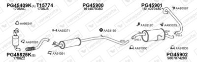 ABGASANLAGE VENEPORTE 450884