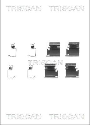 Комплектующие, колодки дискового тормоза TRISCAN 8105 101608 для FIAT ALBEA