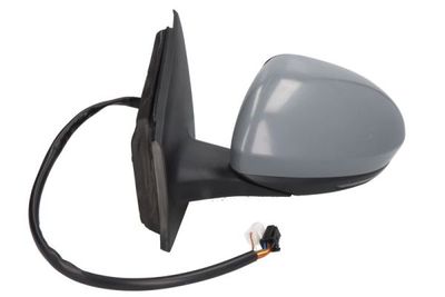 Zijspiegel Links (elektrisch, asferisch, met verwarming, under-coated, elektrisch opklapbaar, met indicator) past: RENAULT MEGANE IV, MEGANE IV GRANDCOUPE, MEGANE IV Ph II 11.15-