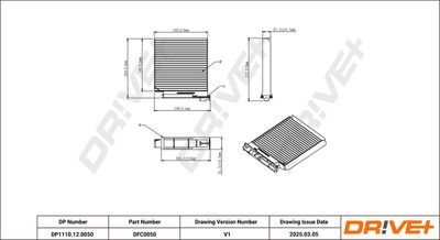 FILTRU AER HABITACLU DR!VE+ DP1110120050 9