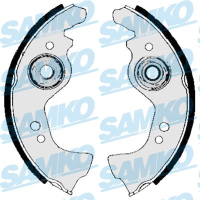 Комплект тормозных колодок SAMKO 80700 для FIAT 850