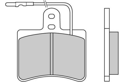 Комплект тормозных колодок, дисковый тормоз E.T.F. 12-0086 для CITROËN C35