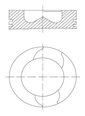 Zuiger - 0615200 - MAHLE