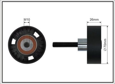 Kreipiantysis skriemulys, V formos rumbuotas diržas