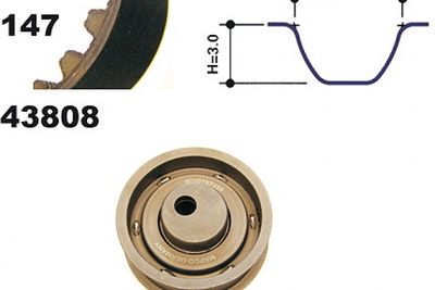 Sada rozvodového řemene MAPCO 23808