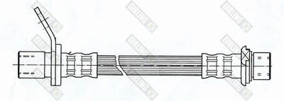 GIRLING 9001391 Тормозной шланг для TOYOTA AVENSIS Liftback (_T22_) 2.0 TD (CT220_) GIRLING 9001391 Тормозной шланг для TOYOTA AVENSIS Liftback (_T22_) 2.0 TD (CT220_)