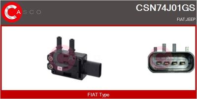 SENZOR PRESIUNE GAZE EVACUARE