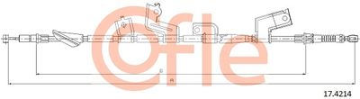 Тросик, cтояночный тормоз COFLE 17.4214 для HONDA CIVIC
