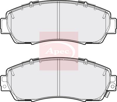 APEC Brake Pad Set, disc brake PAD2124
