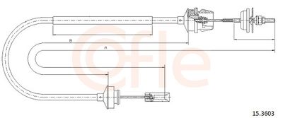 CABLU AMBREIAJ COFLE 153603