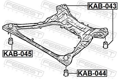 SUPORT AX FEBEST KAB044 1
