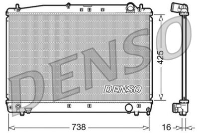 DENSO DRM50033 Крышка радиатора  для TOYOTA AVENSIS (Тойота Авенсис)