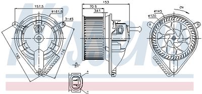 Interior Blower 87095