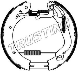 Комплект тормозных колодок TRUSTING 6469 для FORD P100