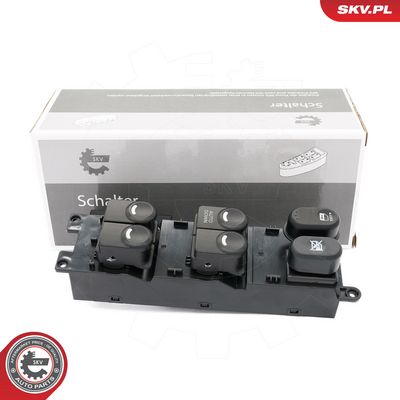 Spínač, zvedací zařízení oken ESEN SKV 37SKV455