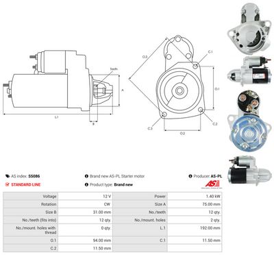 STARTER AS-PL S5086 4