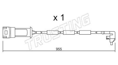 SENZOR DE AVERTIZARE UZURA PLACUTE DE FRANA