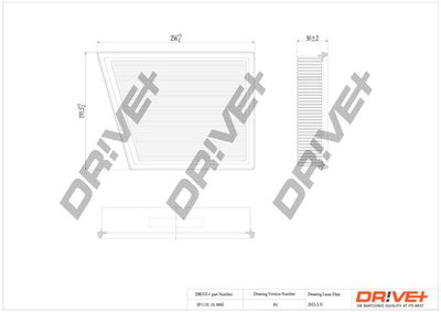 Filtr powietrza DR!VE+ DP1110.10.0805