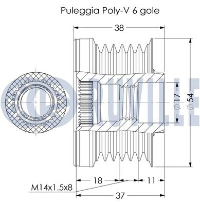 SISTEM ROATA LIBERA GENERATOR RUVILLE 542660 1