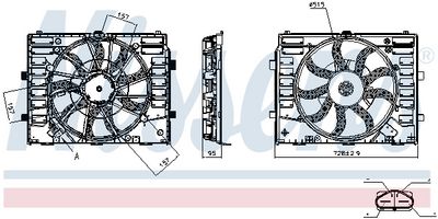 VENTILATOR RADIATOR NISSENS 85860 5