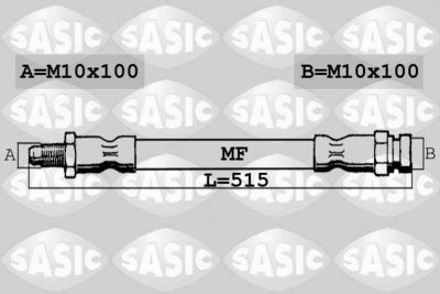 Тормозной шланг SASIC 6606225 для FIAT DOBLO