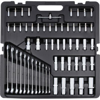 Ks Tools - Gola sada CHROMEplus 1/4"+3/8"+1/2" 216ks